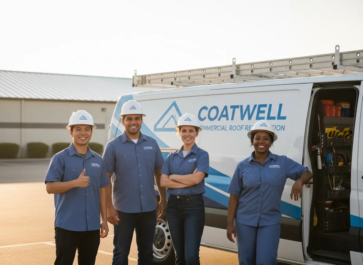 Commercial roof coating company in Winchester, KS